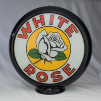 White Rose Gas Globe